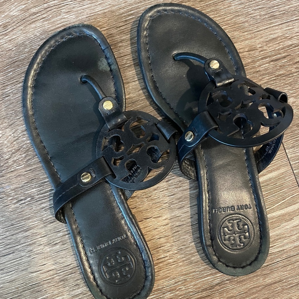 Tory Burch Miller Black Sandals
